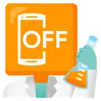 provetta + cellulare spento