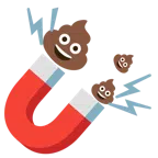 calamita + cacca