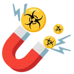 Magnet + Biogefährdung