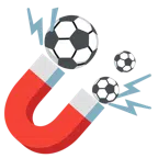 자석 + 축구공