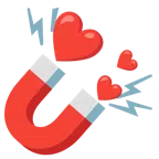 calamita + cuore rosso