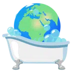 Seife + Globus mit Europa und Afrika