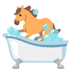Seife + Pferd