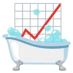 sapone + grafico con andamento positivo