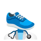 stetoscopio + scarpa sportiva