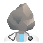 stetoscopio + roccia