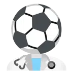stetoscopio + pallone da calcio