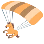 paracadute + cavallo