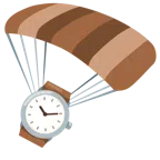 paracadute + orologio