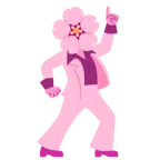 Discokugel + Kirschblüte