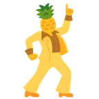 Discokugel + Ananas