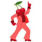 Discokugel + Kirschen