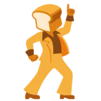 Discokugel + Brot