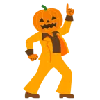 Discokugel + Halloweenkürbis
