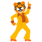 Discokugel + Tigergesicht