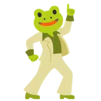 Discokugel + Frosch
