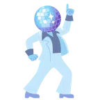 mirror ball + mirror ball