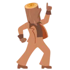 Discokugel + Holz