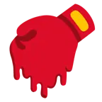 melting face + boxing glove