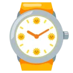 orologio + faccina sole