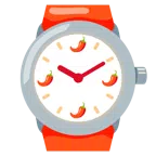 Armbanduhr + Peperoni