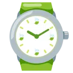 Armbanduhr + Blätter im Wind