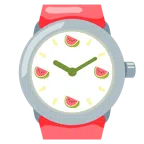 Armbanduhr + Wassermelone