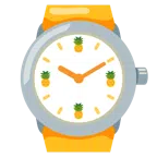 Armbanduhr + Ananas