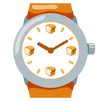 Armbanduhr + Brot