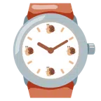 Armbanduhr + Schnecke