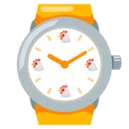 Armbanduhr + Huhn