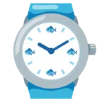 Armbanduhr + Fisch