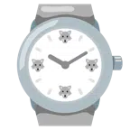 Armbanduhr + Wolf