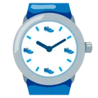 Armbanduhr + Sportschuh
