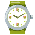 orologio + mazzo di fiori