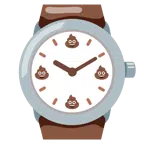 orologio + cacca