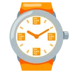 Armbanduhr + Mobiltelefon aus
