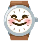 orologio + faccina con occhi sorridenti