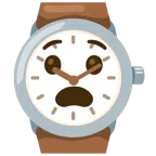 orologio + faccina angosciata