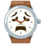 orologio + faccina esausta