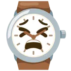 orologio + faccina stanca