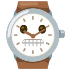 orologio + faccina con smorfia
