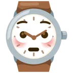 orologio + faccina imbarazzata