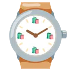 Armbanduhr + Einkaufstüten
