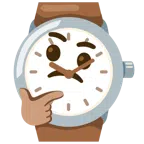 orologio + faccina concentrata