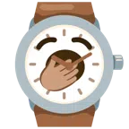 orologio + faccina che sbadiglia