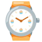 Armbanduhr + Cupcake
