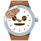 orologio + faccina che fa il saluto