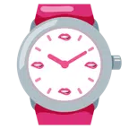 orologio + bocca che morde il labbro