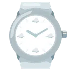 Armbanduhr + Wolke